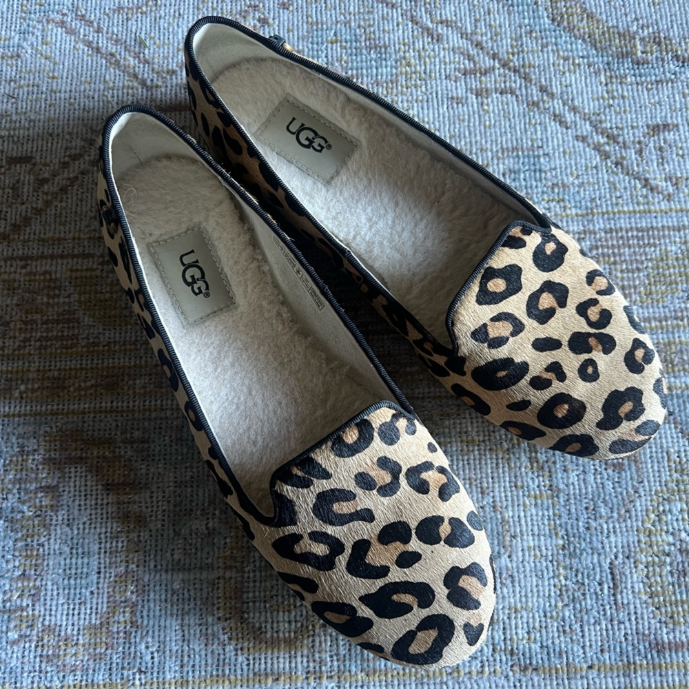 UGG Leopard Loafers